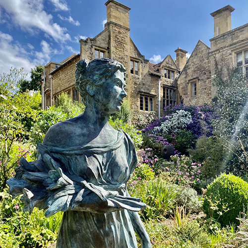 Statue in the garden of Kiftsgate Court